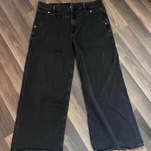 AMERICAN EAGLE black wide leg
jeans